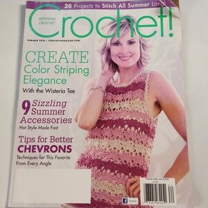 Defining Crochet Magazine, Create Color Striping Elegance Summer 2016